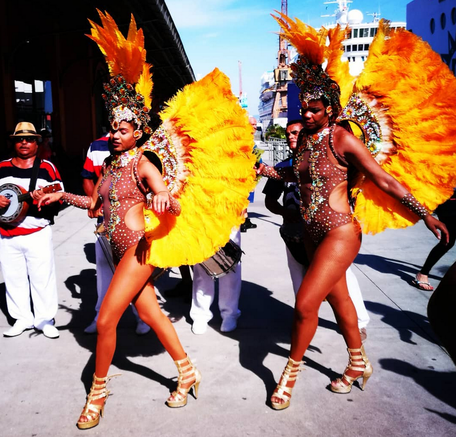Tancerki z karnawału w Rio 