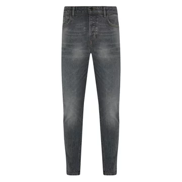 Szare jeansy o kroju slim - 80 zł 