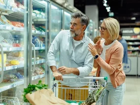 Miniatura: Tłumy w Lidlu przed długim weekendem....