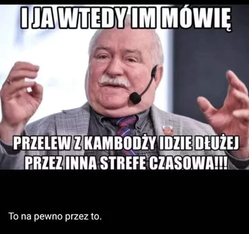 Wisła Kraków czeka na przelew - mem 