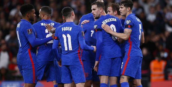 Miniatura: Reprezentacja Anglii w piłce nożnej