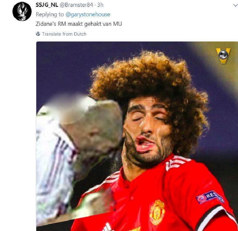 Marouane Fellaini - memy po meczu z Realem Madryt 