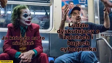 Mem po premierze Cyberpunka 2077 