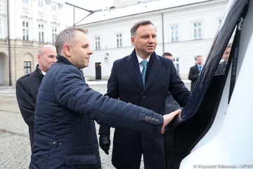 Prezentacja polskiej myśli technologicznej na dziedzińcu Pałacu Prezydenckiego 