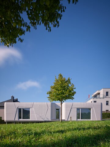 Dom wydrukowany z betonu, projekt ODA Architects i Coral Architects 