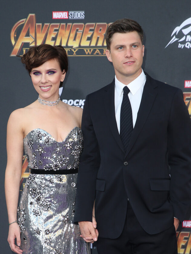Scarlett Johansson i Colin Jost 