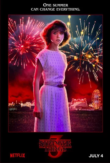 Plakat zapowiadający trzeci sezon "Stranger Things" 