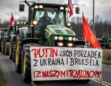 Miniatura: Skandaliczny transparent na proteście...