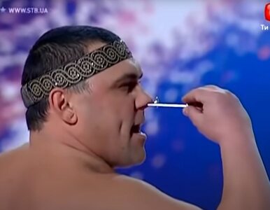 Miniatura: Wbijał sobie gwoździe w nos w „Ukraina ma...