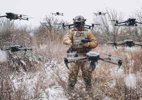 Braliśmy udział w&nbsp;nocnym testowaniu dronów przez żołnierzy Ukrainy