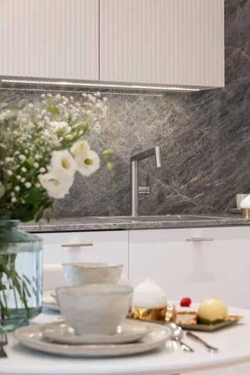 Elegancka kawalerka, projekt KODO KODO, kawalerka