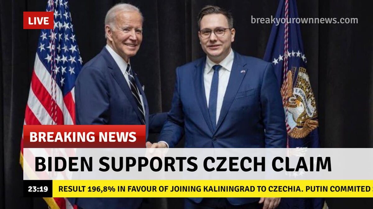 Mem z przejęcia Kaliningradu przez Czechy 