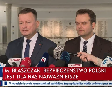 Miniatura: Błaszczak z krótkim apelem do Hołowni....