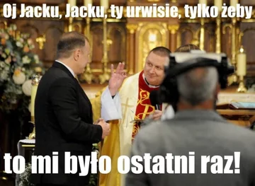 Mem po kolejnym ślubie kościelnym Jacka Kurskiego 