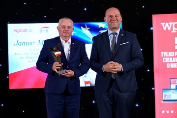 Janusz Musiał, kanclerz Akademii Nauk Stosowanych im.&nbsp;Księcia Mieszka I&nbsp;w&nbsp;Poznaniu, i&nbsp;minister Szymon Szynkowski vel Sęk