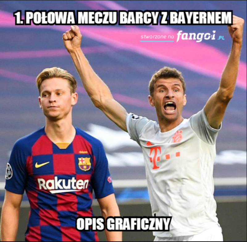 Mem po meczu FC Barcelony z Bayernem Monachium 