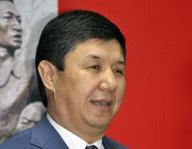 Miniatura: Dymisja premiera Kirgistanu. Powodem...