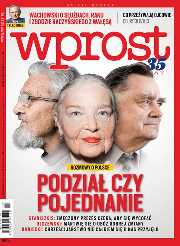 Okładka tygodnika Wprost nr 45/2017 (1810)