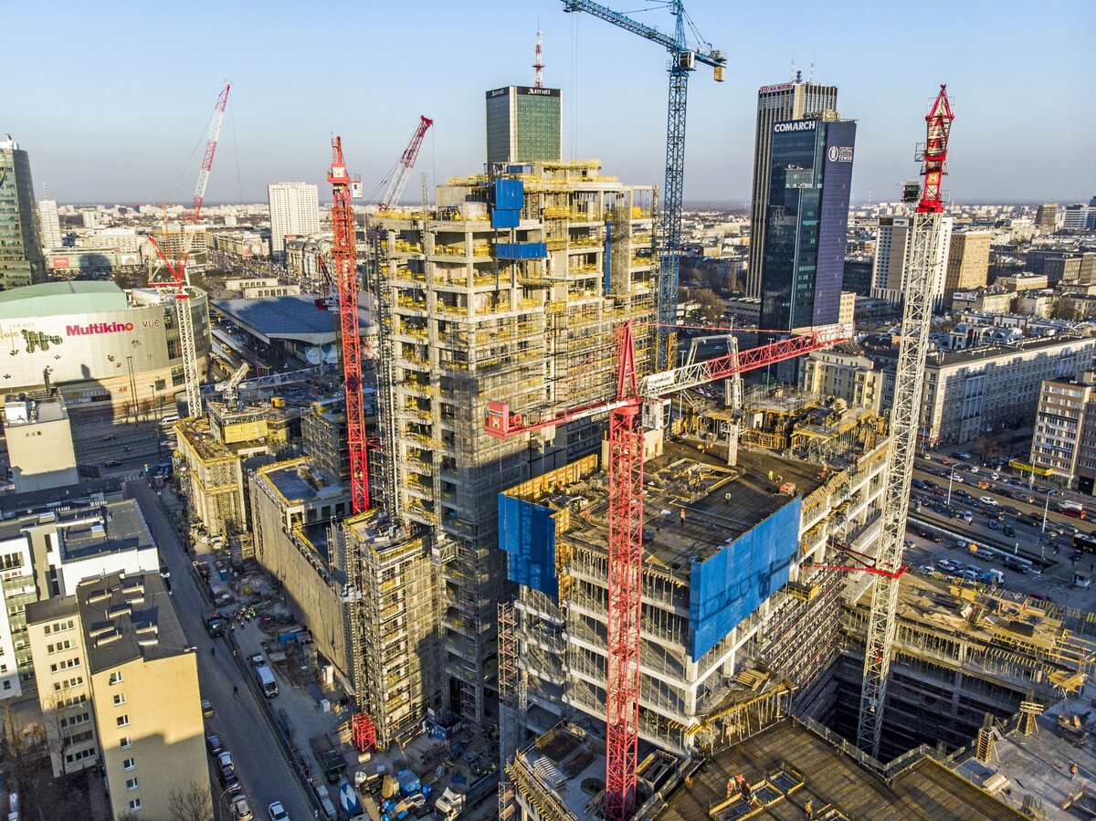 Postępy na budowie Varso Postępy na budowie Varso na koniec Q1 2019
