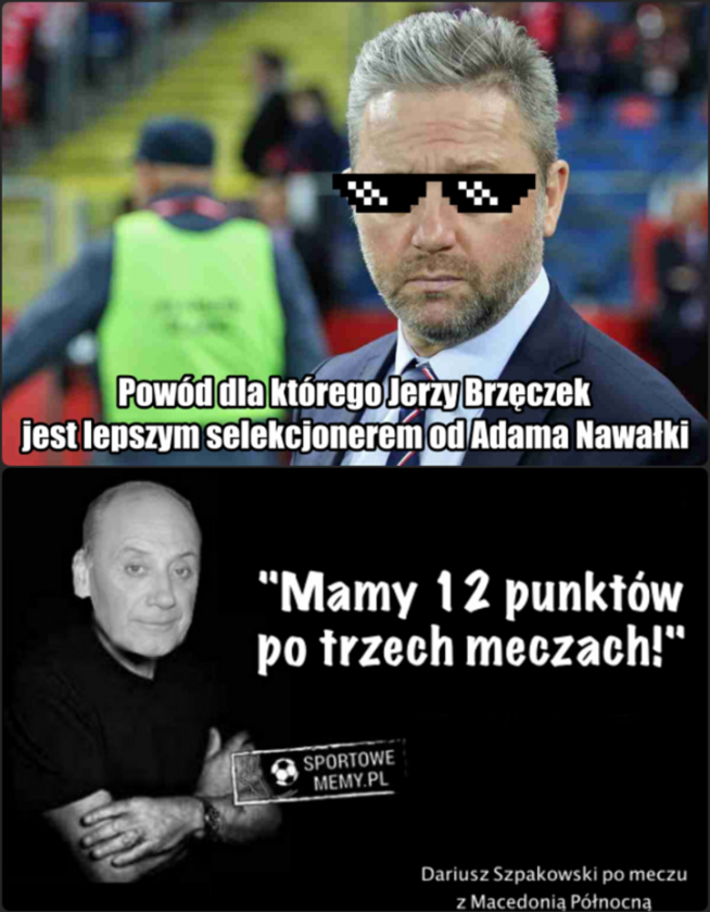 Memy po meczu Polska - Macedonia Północna 