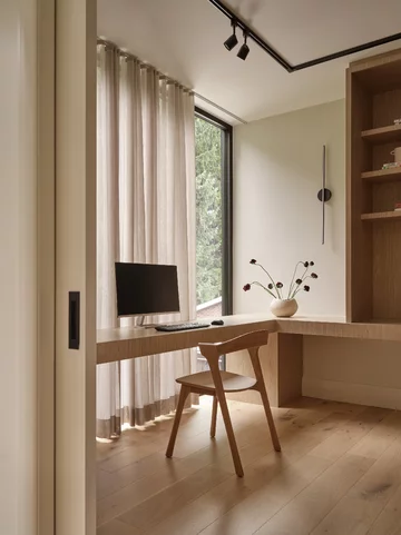 Minimalistyczny dom dla młodej rodziny, projekt LN Studio 