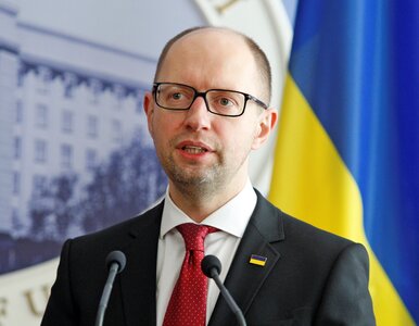 Miniatura: Ukraina. Premier Jaceniuk gotowy na...