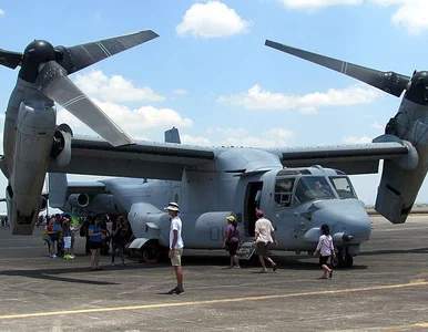 Miniatura: Amerykański samolot wojskowy spadł do...