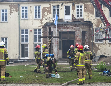 Miniatura: Pożar zabytkowego pałacu. Nowe fakty po...