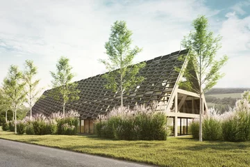 Biurowiec o drewnianej konstrukcji, projekt Mjölk architekti Linka, Mjolk, biurowiec, konstrukcja, drewniana