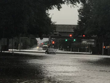 Zniszczenia po przejściu huraganu Harvey w USA 