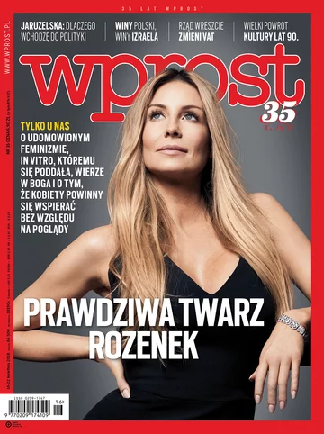 Okładka tygodnika Wprost nr 16/2018 (1832)