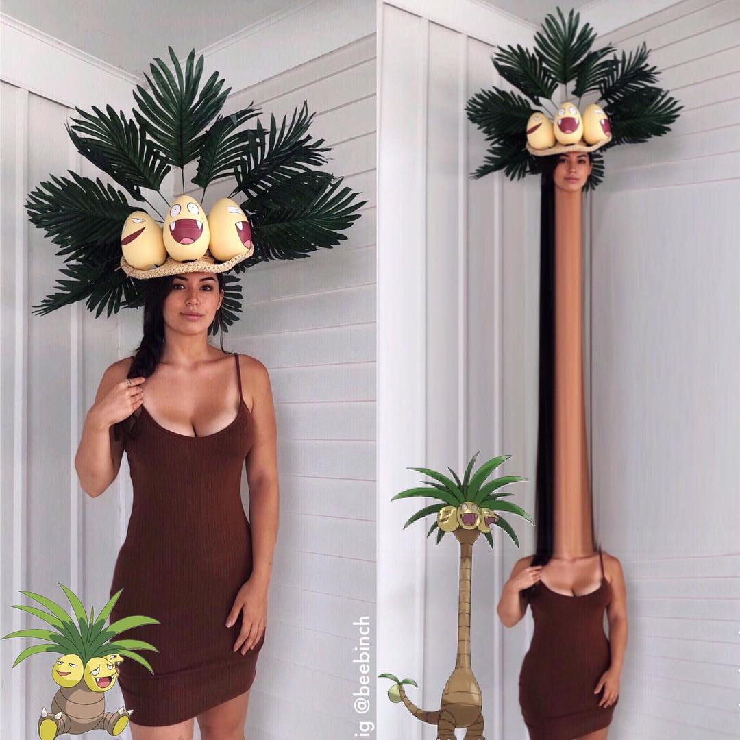 Mira Park jako pokemon Exeggutor 