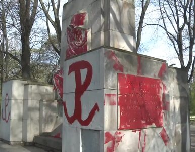 Miniatura: Namalowali symbole Polski Walczącej na...