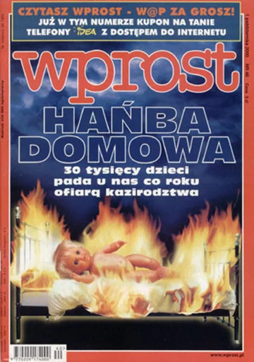 Okładka tygodnika Wprost nr 40/2000 (931)