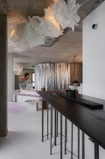 Venue 54 pop up Restaurant, Ryga. Projekt: Open AD