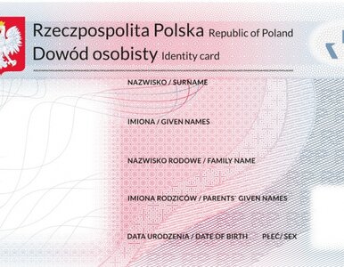 Miniatura: "Nowy wzór dowodów osobistych przekazano...