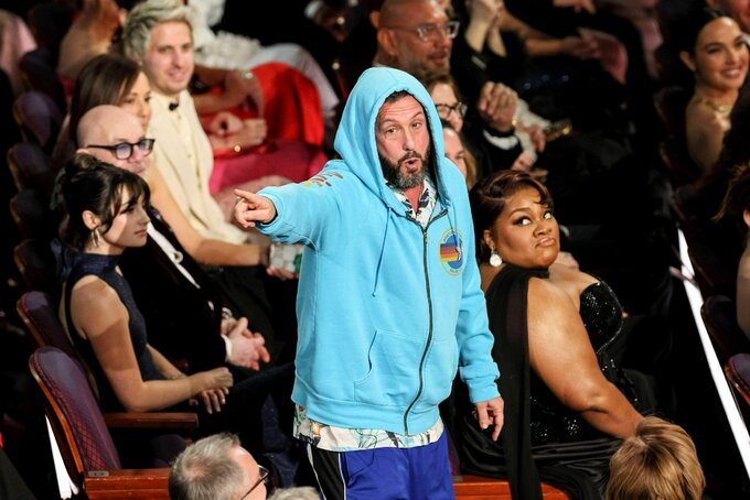 Adam Sandler na gali rozdania Oscarów 2025