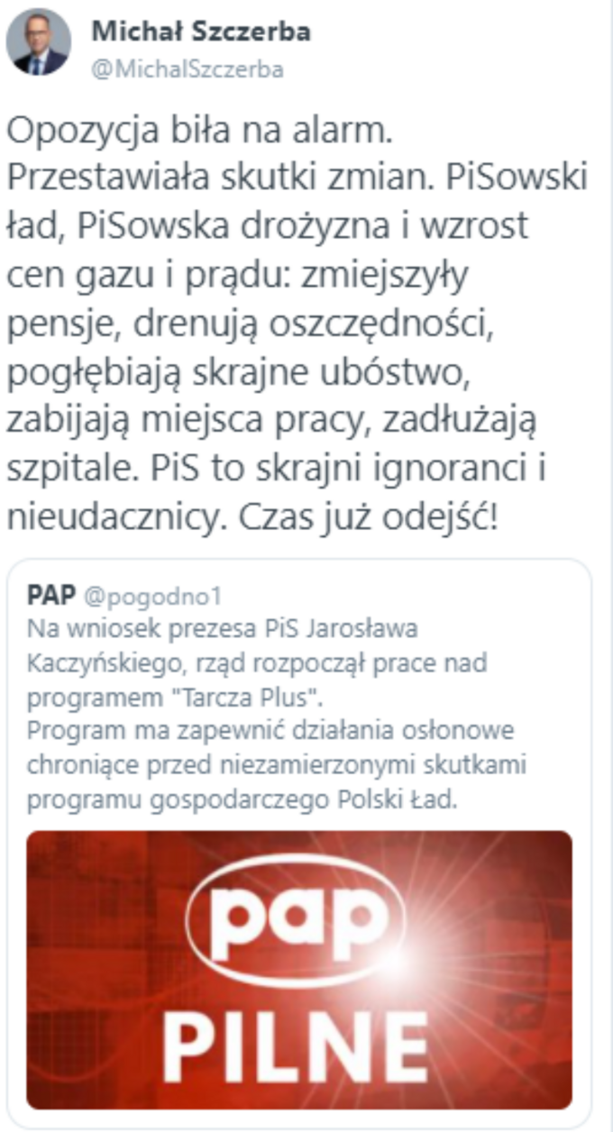 Wpis Michała Szczerby