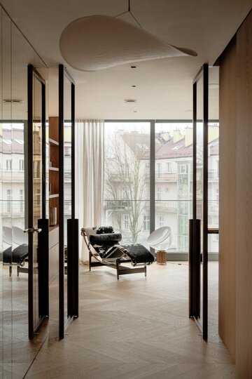 Elegancki apartament w&nbsp;Krakowie, projekt Katarzyna Kraszewska