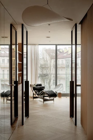 Elegancki apartament w Krakowie, projekt Katarzyna Kraszewska 