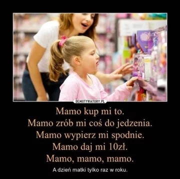 Mem na Dzień Mamy 