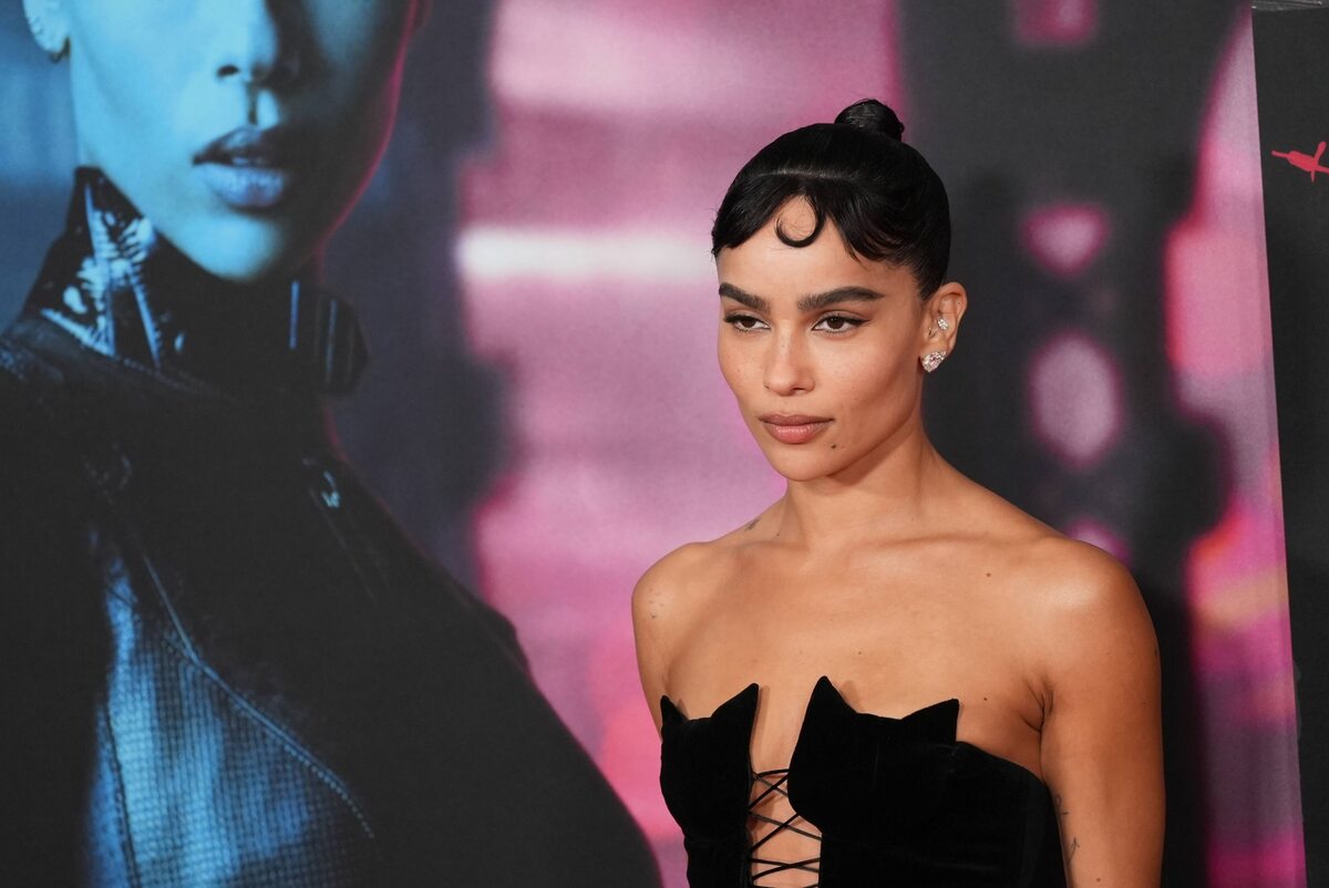 Zoe Kravitz na premierze filmu „The Batman” 