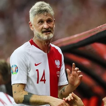 Mateusz Klich postarzony przez FaceApp 