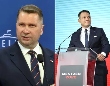 Miniatura: Ostra reakcja Czarnka po słowach Mentzena....