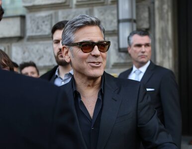 George Clooney w odwiedzinach u Merkel. "Całkowite poparcie"
