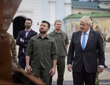 Miniatura: Odchodząc, Boris Johnson mówił o Ukrainie....