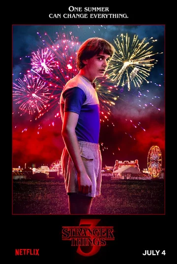 Plakat zapowiadający trzeci sezon "Stranger Things" 