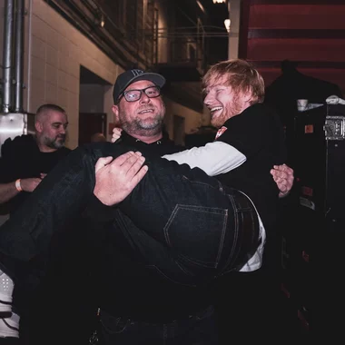 Ed Sheeran i jego ochroniarz