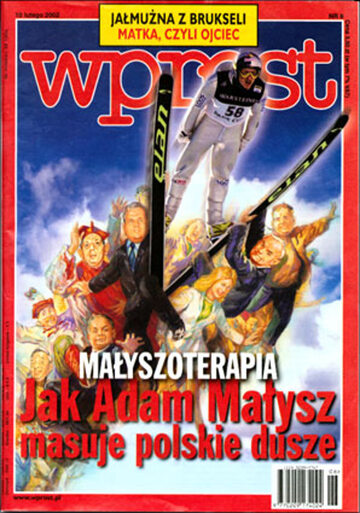 Okładka tygodnika Wprost nr 6/2002 (1002)