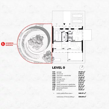 Dom ze schronem Scorpio House, projekt BXB Studio 